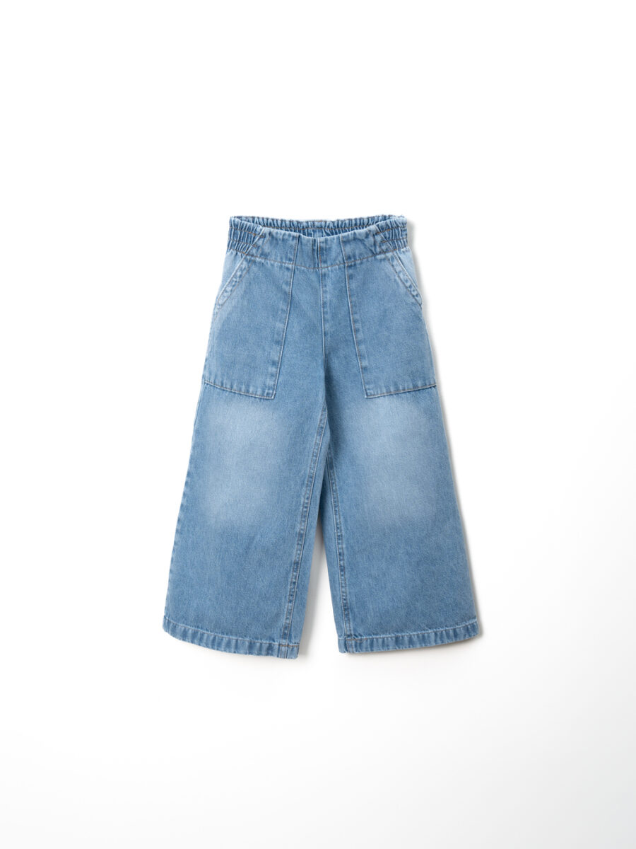 PANTALON RIGIDO JEAN C/ELASTICO Y BOLSILLO PLAKE